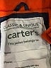 Carter's 100% Polyester Color Block Orange Snow Jacket Size 6-9 mo - photo 3