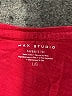 Max Studio Red Short Sleeve T-Shirt Size L - photo 4