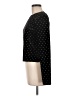 Steve Madden Polka Dots Black Long Sleeve Top Size M - photo 5
