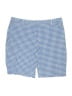 Talbots Checkered-gingham Blue Shorts Size 8 - photo 1