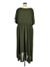 Shein Curve 100% Polyester Solid Green Casual Dress Size 32 - photo 2