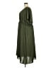 Shein Curve 100% Polyester Solid Green Casual Dress Size 32 - photo 5