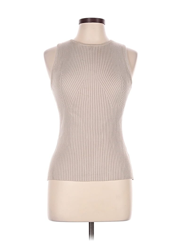 Pre-owned Zesica Sleeveless T-shirt In Tan