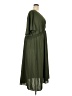 Shein Curve 100% Polyester Solid Green Casual Dress Size 32 - photo 4