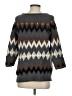 J.Jill Chevron-herringbone Gray Pullover Sweater Size S - photo 2