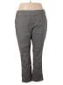 Savion Plaid Gray Casual Pants Size 3X - photo 1
