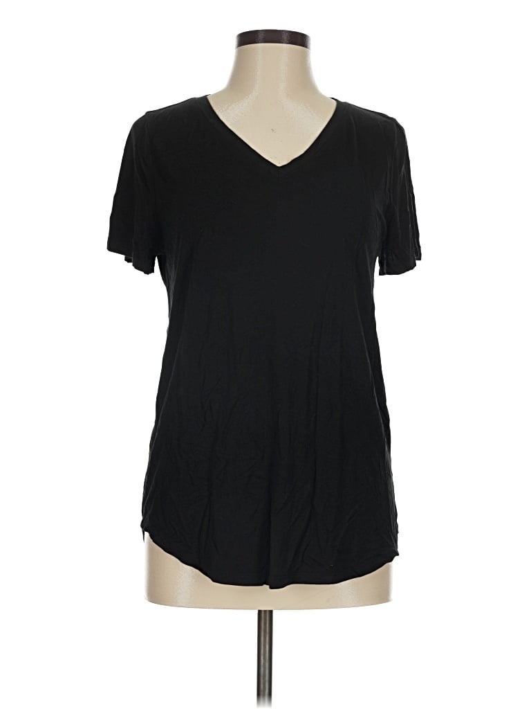 Pre-owned Green Envelope Short Sleeve T-shirt In Black