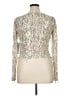 Alex & Sophia Silver Long Sleeve Blouse Size XL - photo 2