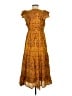 Roller Rabbit Paisley Yellow Casual Dress Size M - photo 2