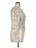 Alex & Sophia Silver Long Sleeve Blouse Size XL - photo 4