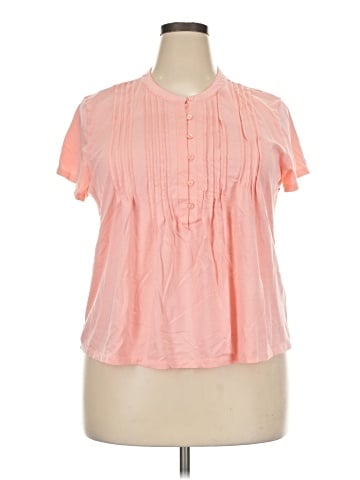 Lands' End Short Sleeve Blouse (view 1)