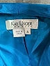 Kay Unger 100% Silk Blue Silk Blazer Size 4 - photo 6
