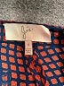 Joie 100% Silk Plaid Blue Silk Pants Size 6 - photo 7