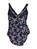 Speedo Paisley Black One Piece Swimsuit Size 10 - photo 2