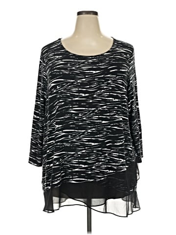 Investments 3/4 Sleeve Blouse (view 1)