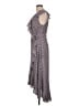 Max Studio Print Gray Casual Dress Size L - photo 5