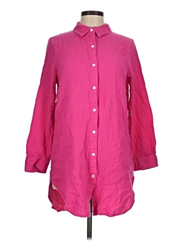 J.Crew Factory Store Long Sleeve Button-Down Shirt (view 1)