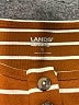 Lands' End 100% Cotton Stripes Orange Short Sleeve Henley Size XL - photo 7