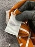 Lands' End 100% Cotton Stripes Orange Short Sleeve Henley Size XL - photo 8
