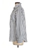 Fortune + Ivy 100% Polyester Stripes Blue Long Sleeve Blouse Size M - photo 5