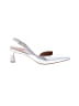 Naturalizer 100% Leather White Heels Size 7 1/2 - photo 1