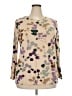 Chico's Tan Long Sleeve Blouse Size XXL (4) - photo 1