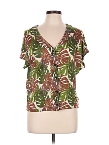 Tahari Short Sleeve Blouse (view 1)