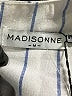 Madisonne 100% Polyester Ivory Short Sleeve Blouse Size M - photo 7