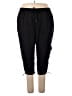 Lane Bryant 100% Lyocell Solid Black Cargo Pants Size 18 - 20 Plus - photo 1
