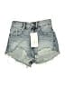 Zara Blue Denim Shorts Size 32 waist - photo 1