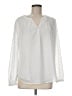 Talbots 100% Polyester Ivory Long Sleeve Blouse Size M - photo 1