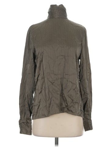 Carlisle Long Sleeve Silk Top (view 1)
