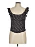 Free People 100% Polyester Black Sleeveless Top Size M - photo 1