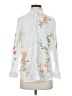 J.Jill Floral White Long Sleeve Blouse Size XS - photo 1