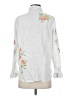 J.Jill Floral White Long Sleeve Blouse Size XS - photo 2
