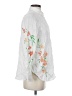 J.Jill Floral White Long Sleeve Blouse Size XS - photo 4