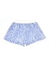 Lena 100% Polyester Stripes Blue Shorts Size M - photo 2