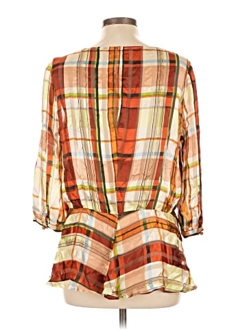 LaROK 3/4 Sleeve Silk Top (view 2)