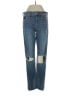 Express Jeans Hearts Blue Jeans Size 4 - photo 1