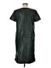 Ann Taylor 100% Polyester Solid Green Casual Dress Size 8 - photo 2