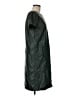 Ann Taylor 100% Polyester Solid Green Casual Dress Size 8 - photo 4