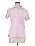 Pebble Beach 100% Polyester Pink Short Sleeve Blouse Size M - photo 1
