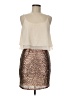 Double Zero 100% Polyester Tan Cocktail Dress Size M - photo 1