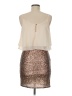 Double Zero 100% Polyester Tan Cocktail Dress Size M - photo 2
