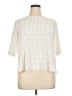 J.Jill Polka Dots Ivory Short Sleeve Turtleneck Size XL Petite - photo 1