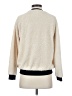 Monteau 100% Cotton Animal Print Ivory Jacket Size L - photo 2