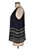 Joie 100% Polyester Blue Sleeveless Blouse Size M - photo 5