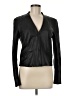 Classiques Entier 100% Leather Solid Black Leather Jacket Size M - photo 1