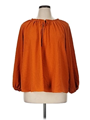 LC Lauren Conrad 3/4 Sleeve Blouse (view 1)
