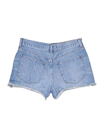 Madewell Relaxed Mid-Length Denim Shorts in Bonavie Wash: Raw-Hem Edition (view 2)
